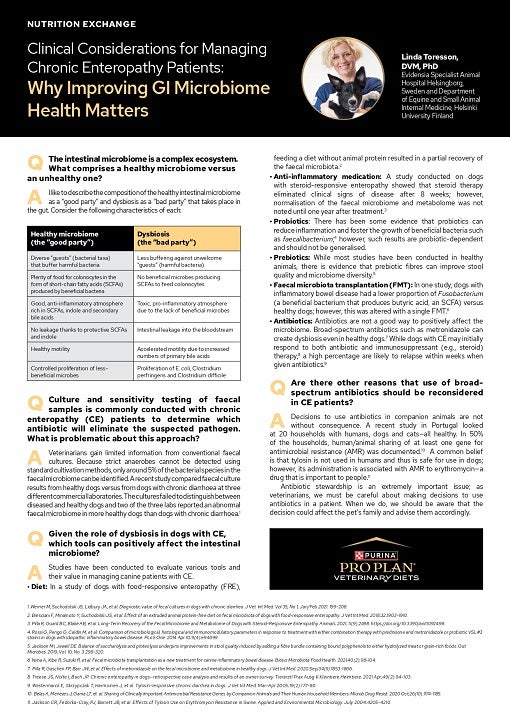 Clinical considerations for managing chronic enteropathy patients