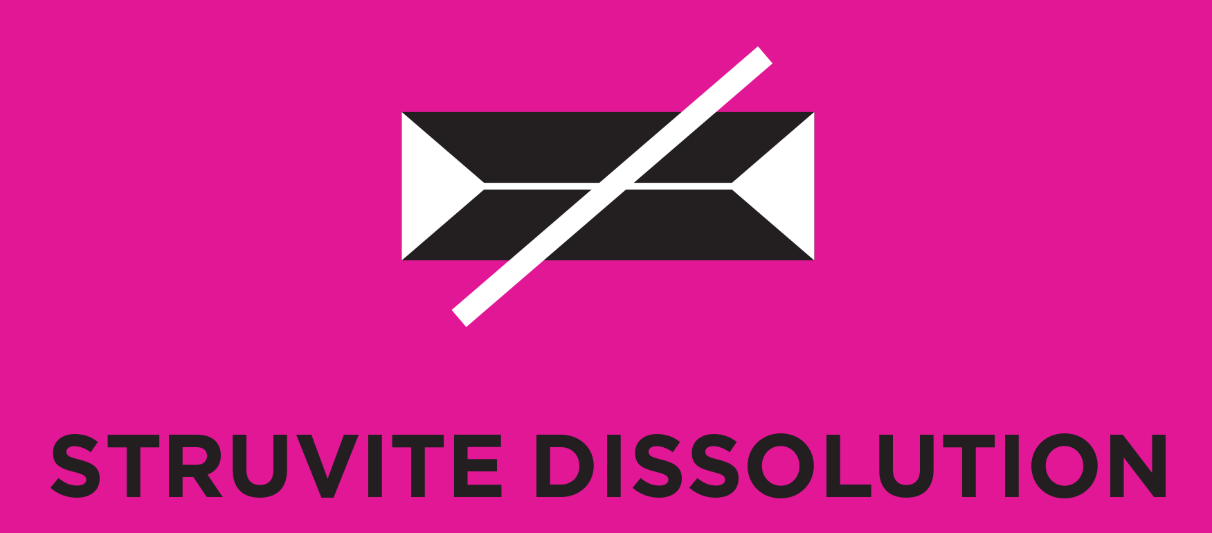 Upplösning av struvit